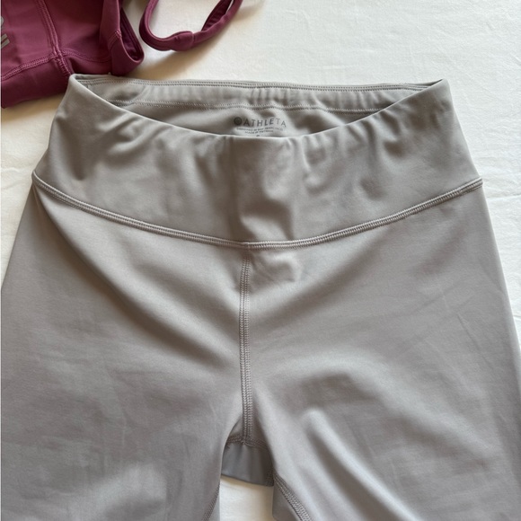 Athleta Laser Cut Mauve Ombré Leggings - Picture 6 of 17